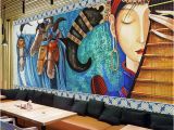 How to Mural Painting Wall Custom Mural Wallpaper Lute Horses Hand Painted Abstract Art Wall Painting Restaurant Cafe Living Room Hotel Fresco Wall Paper Canada 2019 From