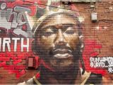 How to Paint A Brick Wall Mural Epic King the north Mural Pops Up In Regent Park to