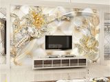 How to Paint A Floral Wall Mural Gold Swarovski Floral Wallpaper Mural