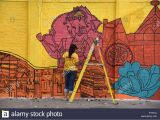 How to Paint A Mural On My Wall Allahabad India 28th Oct 2018 A Cyclist Pass Near A Wall
