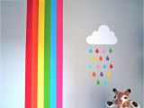 How to Paint A Rainbow Wall Mural Kids Rooms Decor Craft Kidsroomsdecor