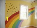 How to Paint A Rainbow Wall Mural This is so Much Closer to Our Idea Espescially the Way It