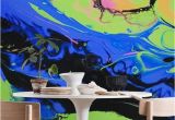 How to Paint An Abstract Wall Mural Marble Magic Wall Mural Wallpaper Abstract In 2019