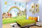 How to Paint Grass On A Wall Mural 3d Sun Rainbow Grass 735