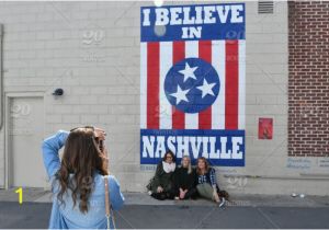 I Believe In Nashville Wall Mural the Famous Nashville Tn Flag Mural "i Believe In Nashville