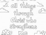 I Can Do All Things Coloring Page Coloring Pages for Kids by Mr Adron Philippians 4 13