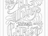 I Can Do All Things Coloring Page "i Can Do All Things" Coloring Page Flanders Family Homelife