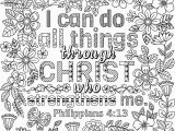 I Can Do All Things Coloring Page Two Coloring Pages "i Can Do All Things Through Christ