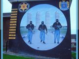 Ibrox Stadium Wall Mural Ulster Defence association [uff] Mural Rathcoole