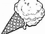 Ice Cream Cone Coloring Pages Ice Cream Coloring Pages with Waffle Cone