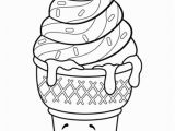 Ice Cream Cone Coloring Pages Sweet Ice Cream Dream Shopkin Coloring Page
