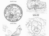 Idaho State Bird Coloring Page State Coloring Pages 8