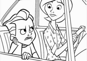 Incredibles 2 Coloring Pages Printable A Coloring Page About the Incredible Family Here the Mother