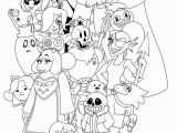 Ink Sans Coloring Pages Undertale Coloring Pages Printable