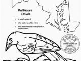 Iowa State Bird Coloring Page Maryland State Bird Ss Maryland