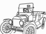 Iron Man Car Coloring Pages Model T Car 1915 ford Model T Car Colouring Page