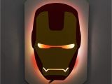 Iron Man Helmet Coloring Pages Amazon Iron Man Mask Light Night Light Superhero Wall