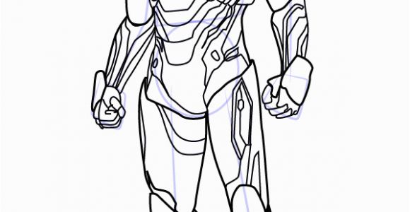 Iron Man Infinity War Coloring Pages Step by Step How to Draw Iron Man From Avengers Infinity