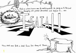 Isaiah Coloring Pages for Kids Book Of isaiah" Bible Coloring Page Free Printable