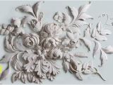 Ivory Rose Wall Mural 3d Floral Wallpaper Embossed Cement Flower Wall Mural Modern