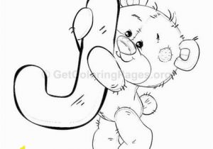 J is for Coloring Page Teddy Bear Alphabet Coloring Sheets – Page 2