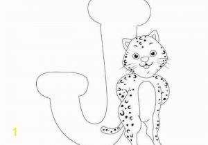 J is for Jaguar Coloring Page Free Printable Letter J Jaguar Coloring Pages for Kids Funnycrafts