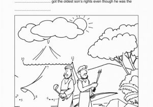 Jacob and Esau Reunite Coloring Page 9 Jacob & Esau Worksheets and Coloring Pages History