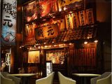Japanese Style Wall Murals Us $11 47 Off Retro Japanese Izakaya Wallpapers Mural for Japanese Rotisserie Sushi Restaurant Industrial Decor Wallpaper 3d Wall Paper In