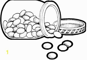 Jelly Bean Coloring Page Cocoa Bean Coloring Sheet