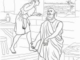 Jesus and the Centurion S Servant Coloring Page Jesus Heals the Centurions Servant Free Coloring Pages