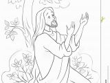 Jesus Arrested In the Garden Of Gethsemane Coloring Page the Prayer Jesus In the Gethsemane Garden Coloring