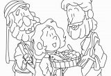 Jesus Feeds the 5000 Coloring Page Jesus Feeds 5 000 Coloring Page — Ministry to Children