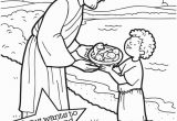 Jesus Feeds the 5000 Coloring Page Jesus Feeds the 5000 Mark 630 44 Pinner Has Nice Coloring