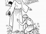 Jesus Heals 10 Lepers Coloring Page Jesus Heals the 10 Lepers