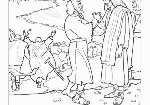 Jesus Heals A Leper Coloring Page Coloring Pages