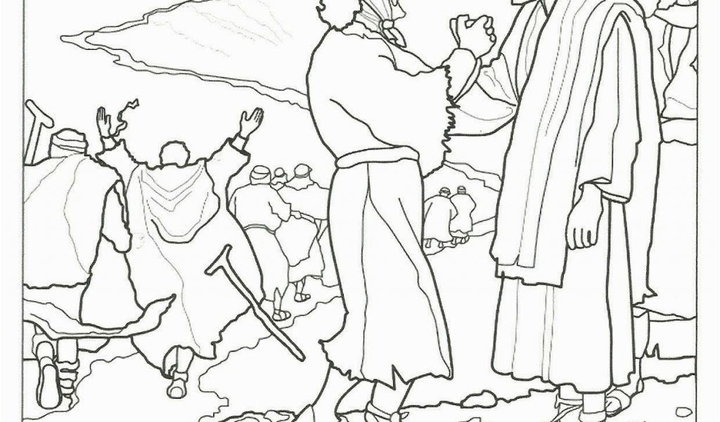 Jesus Heals The Leper Page Coloring Pages