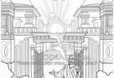 Jesus In Heaven Coloring Page Jesus at the Heavens Gate Wel Ing His Faithful Servant