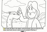 Jesus is Tempted In the Desert Coloring Page Jesus Tempted Bible Coloring Pages