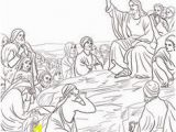 Jesus Sermon On the Mount Coloring Page 540 Best Bible New Testament Colouring Pages Images