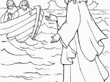 Jesus Walks On Water Coloring Page Jesus Walks On Water Coloring Page
