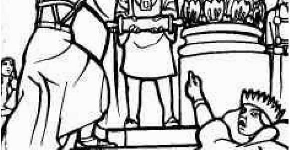 Joash the Boy King Coloring Page Joash the Boy King Bible Coloring Pages