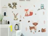 John Deere Wall Stickers Murals Baby Woodland Animals Wall Stickers 52 Decals Deer Birds Owl