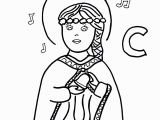 John Paul Ii Coloring Page Image Result for St Cecilia Coloring Page Vbs Pinterest