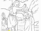 John the Baptist Baptizing Jesus Coloring Page 107 Best Coloring Pages Images
