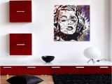 John Wayne Wall Mural Leinwandbild Marilyn Monroe Gesicht