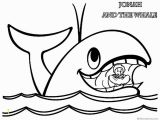 Jonah and the Whale Coloring Page Jonah and the Whale Coloring Pages Jonah In Whale’s Mouth
