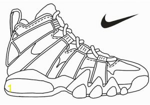 Jordan Shoes Coloring Pages Printable Printable Sneaker Coloring Pages Clip Art Library