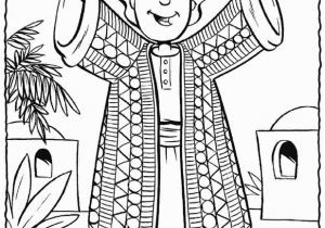Joseph and His Coat Of Many Colors Coloring Page Joseph and His Coat Coloring Page