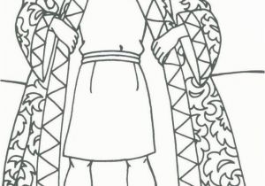 Joseph and His Coat Of Many Colors Coloring Page Joseph and the Coat Many Colors Coloring Page