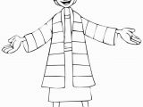 Joseph and His Coat Of Many Colors Coloring Page Joseph S Coat Of Many Colors Craft Coloring Page toddlers